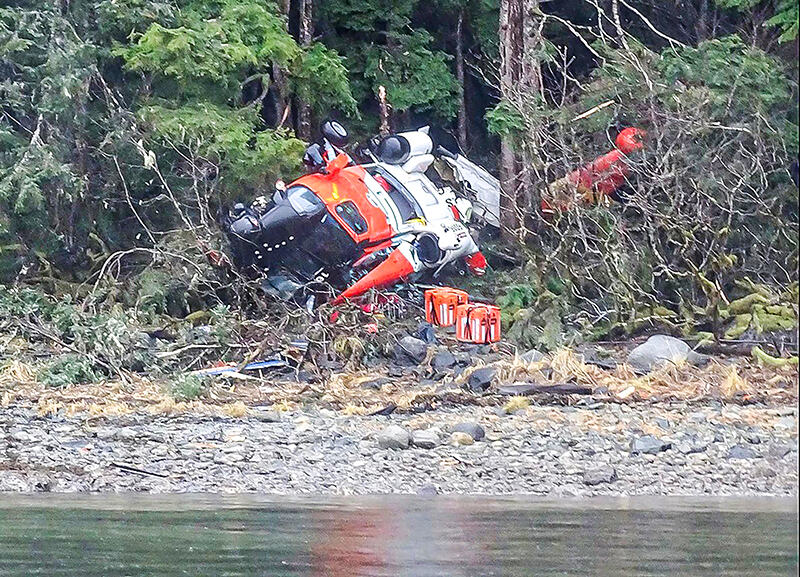 Coast Guard crew rescued from crash near Petersburg - Wrangell Sentinel